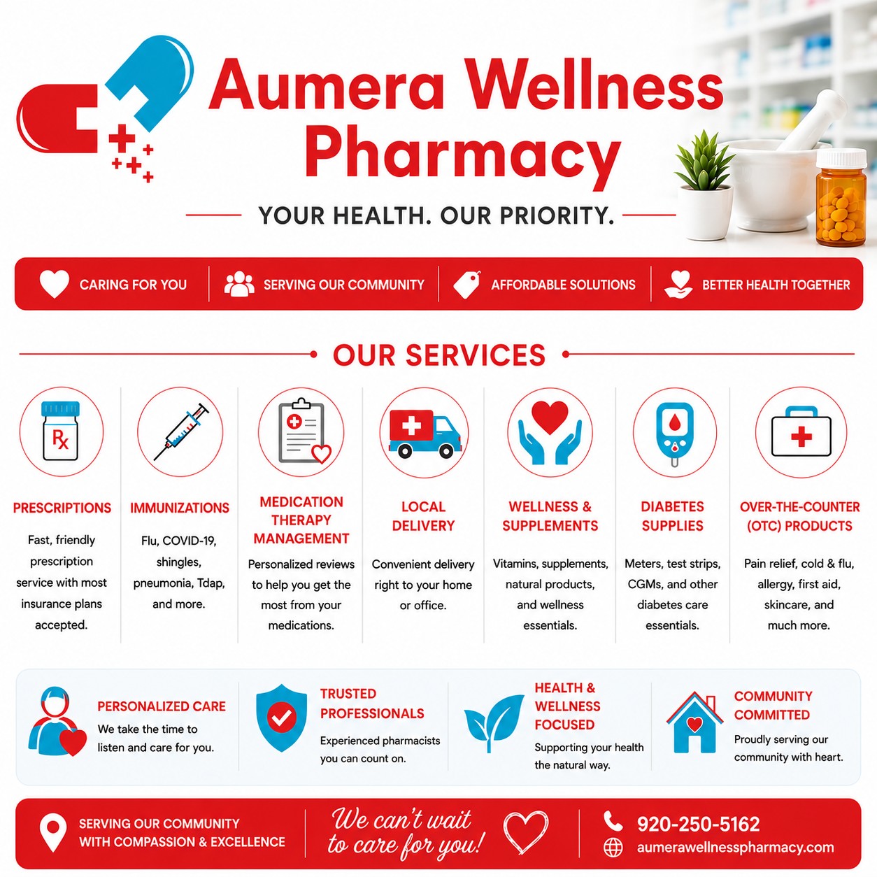 Aumera Wellness Pharmacy Facebook ad