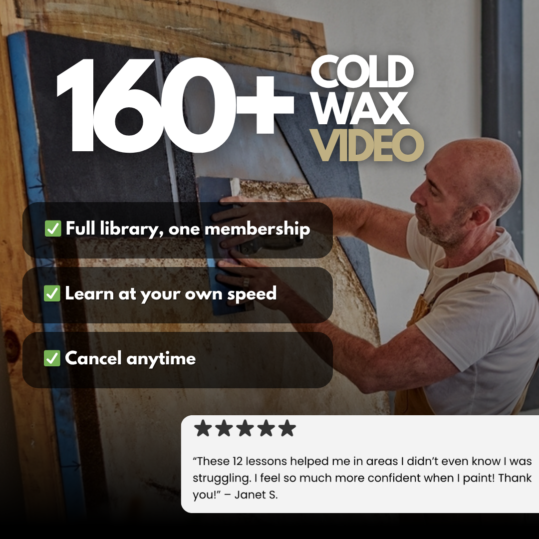 Cold Wax Academy Facebook ad