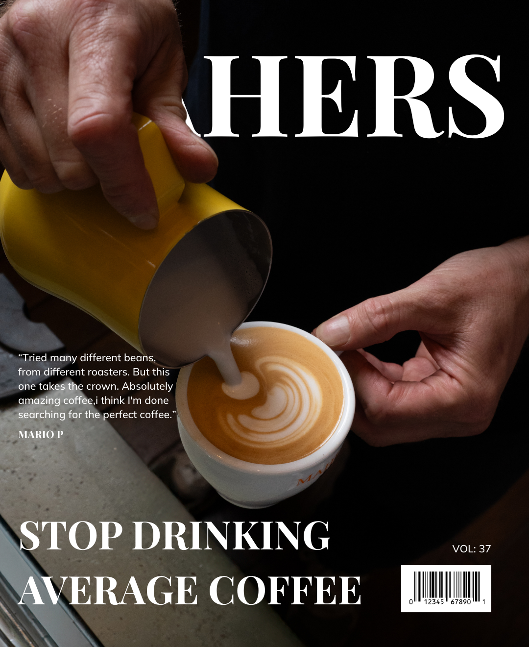Mahers Pure Coffee Facebook ad