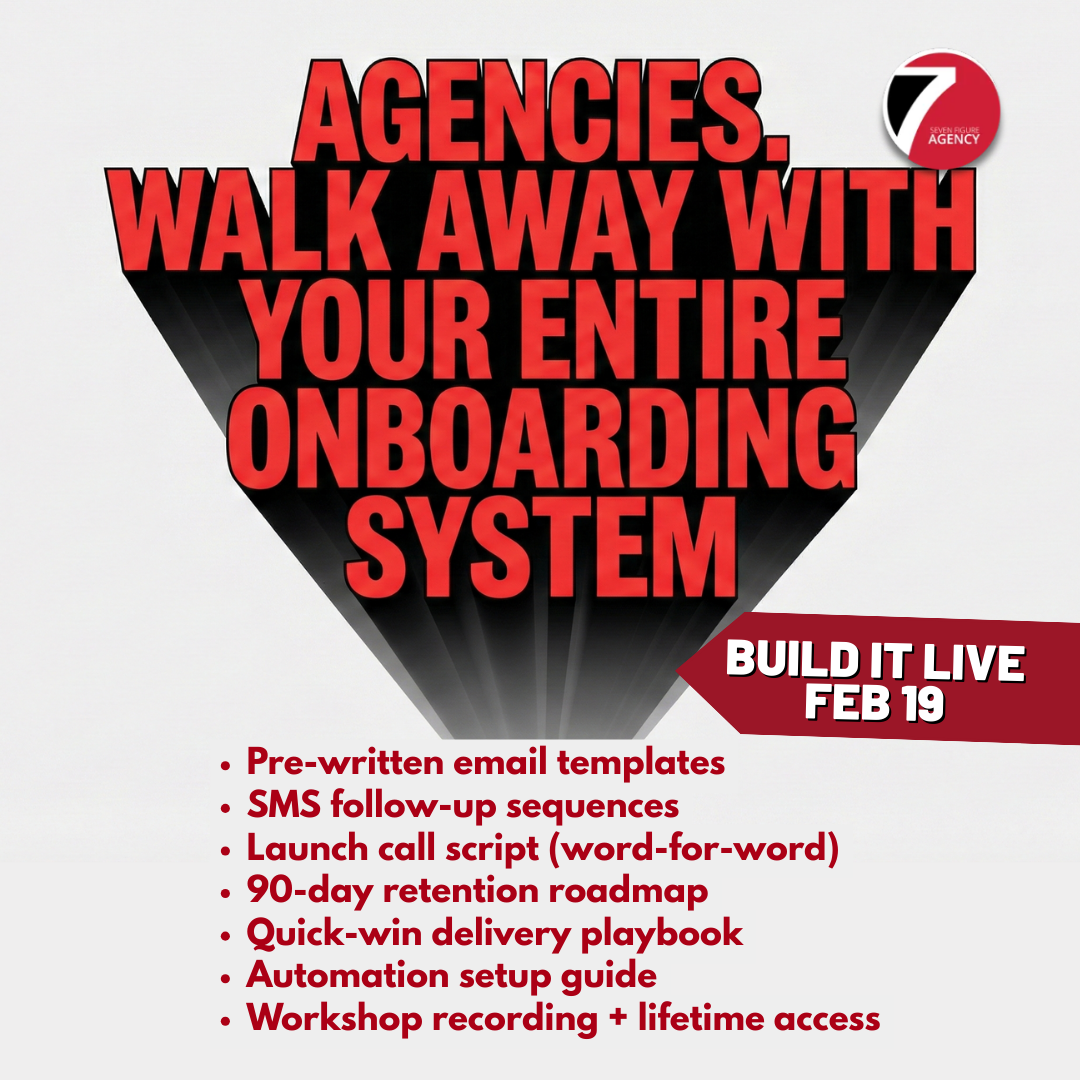 Seven Figure Agency Facebook ad
