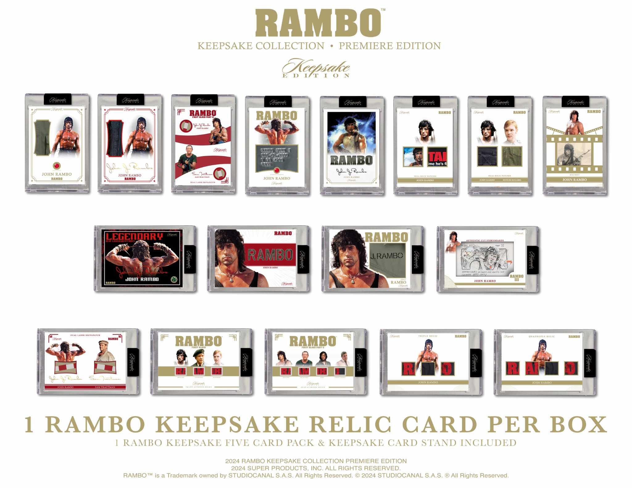 Collect Super Products Facebook ad: NEW Rambo Keepsake Box
