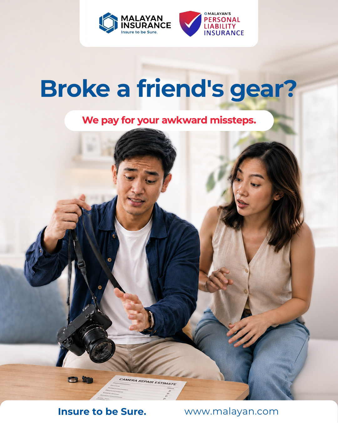 Malayan Insurance (Philippines) Facebook ad: Some Conversations Come With Costs