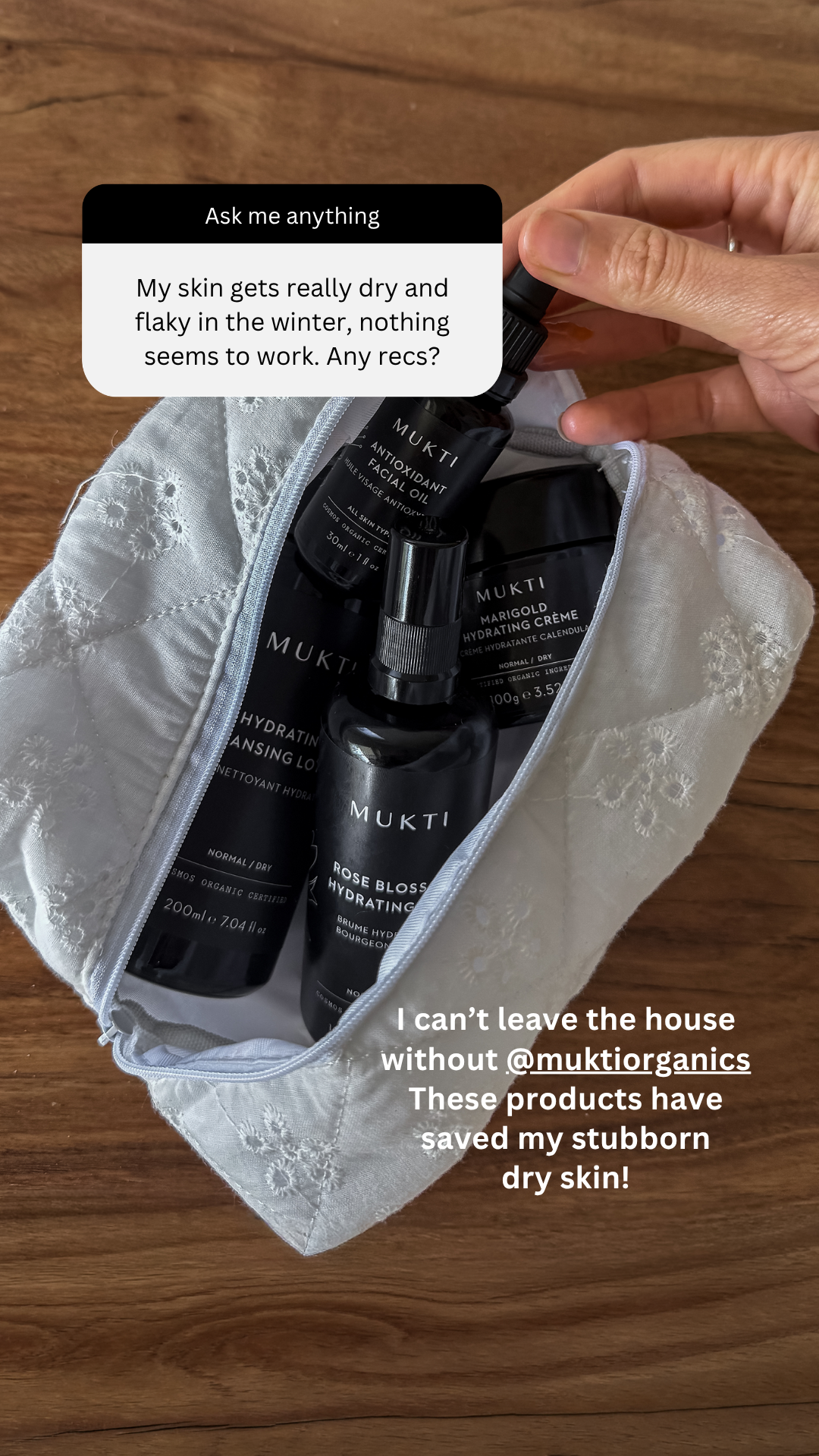 Mukti Organics Facebook ad