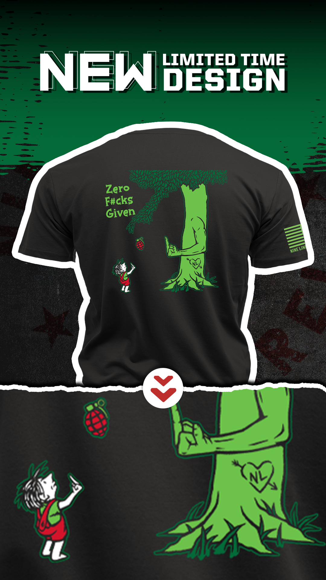 Nine Line Apparel Facebook ad