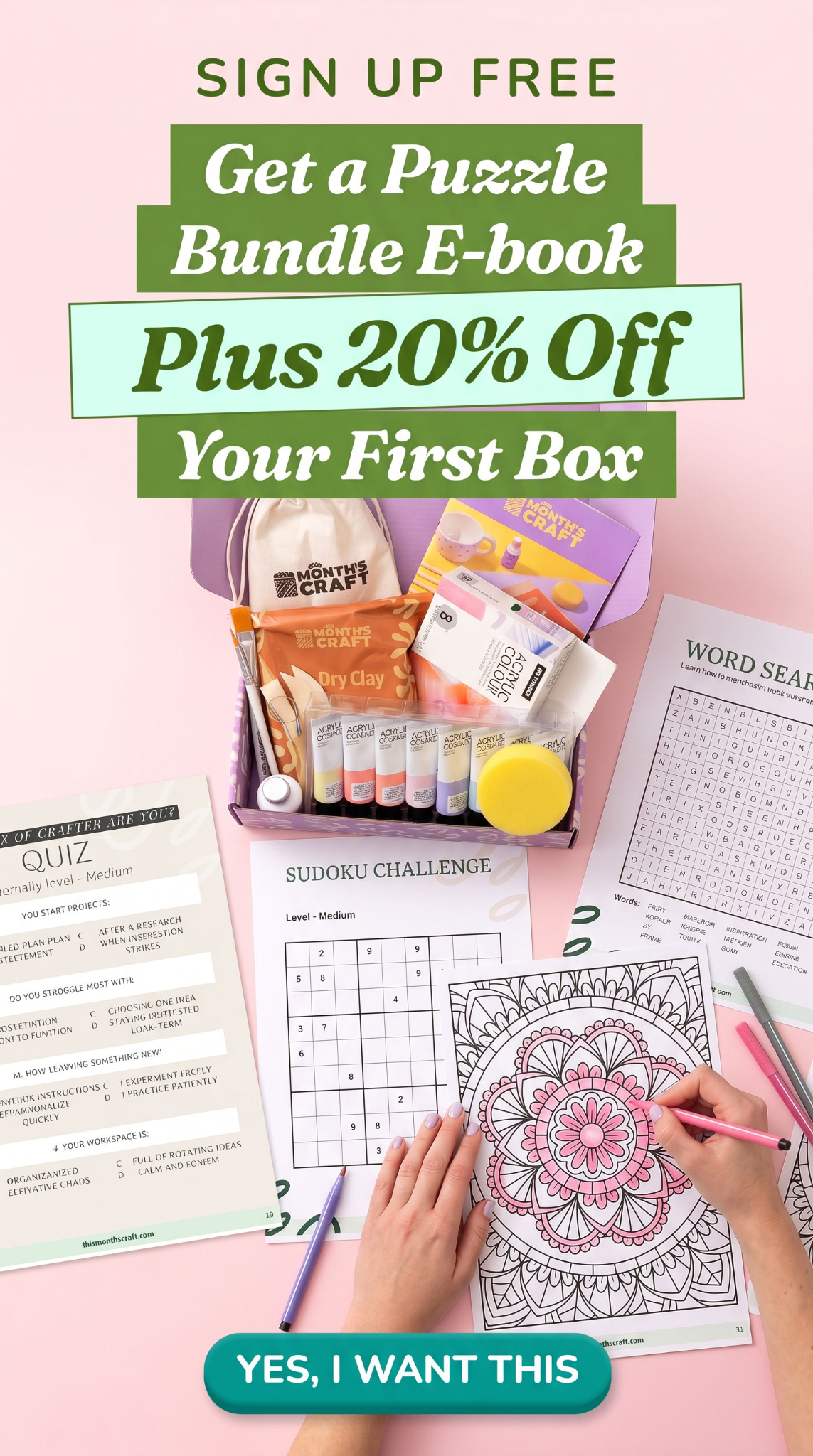 This Month's Craft Facebook ad