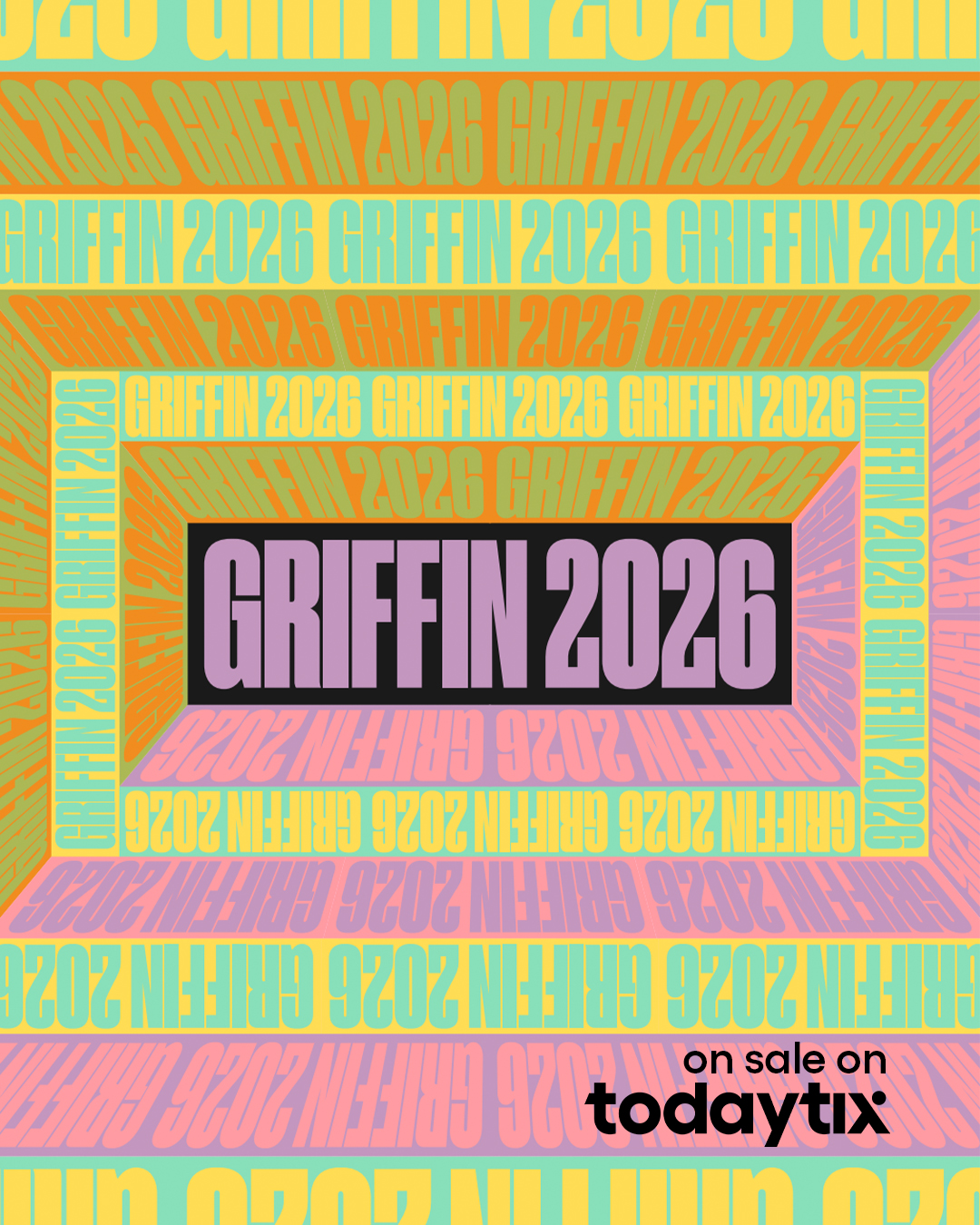 TodayTix Australia Facebook ad: Griffin Theatre Company’s 2026 Season erupts with joy…