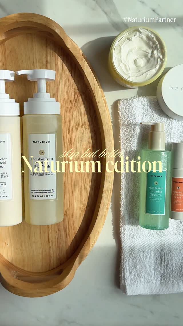 Naturium Facebook ad: Lately I’ve been romanticizing the simplest parts of…