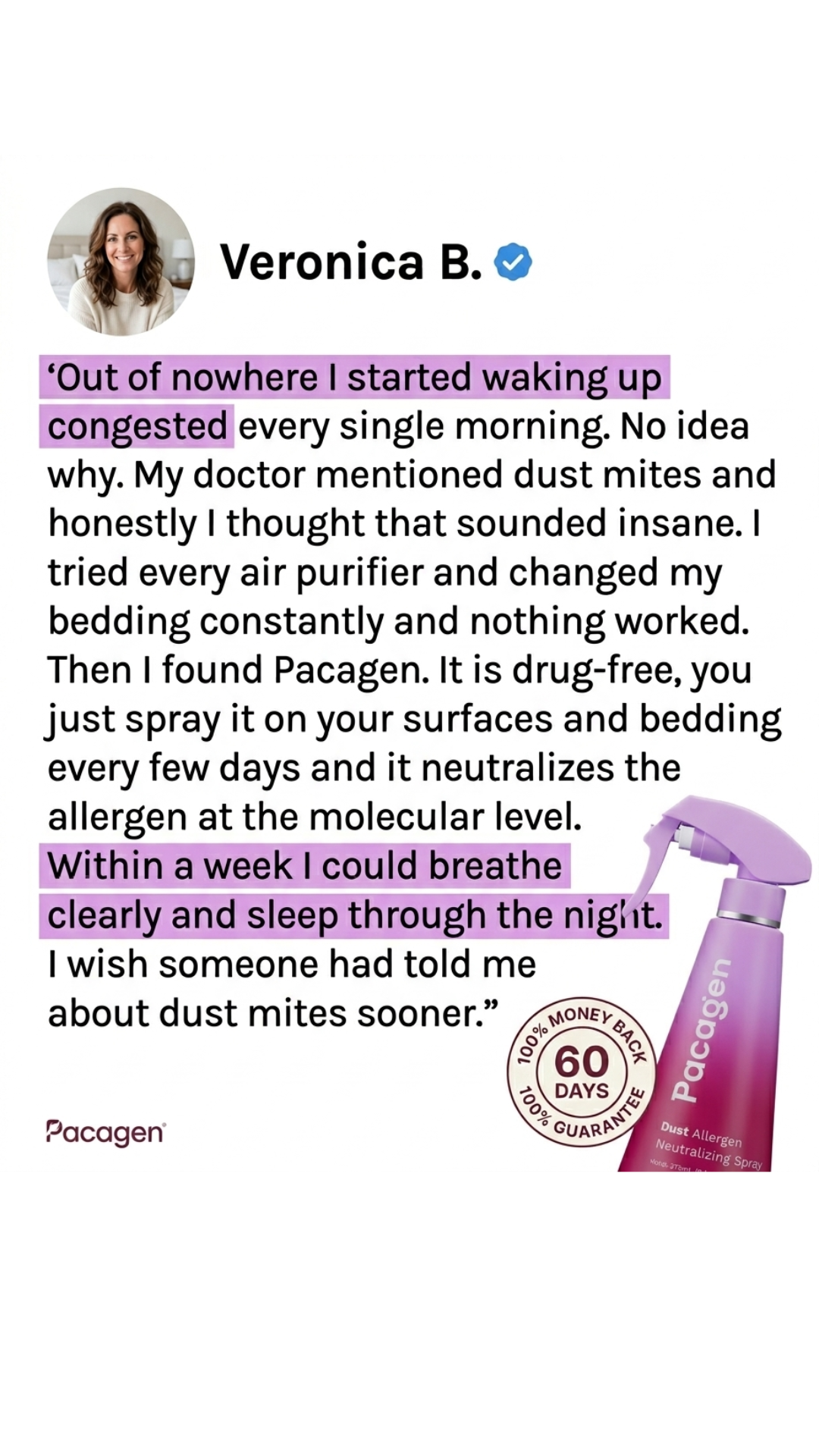 Pacagen Facebook ad from Apr 14, 2026