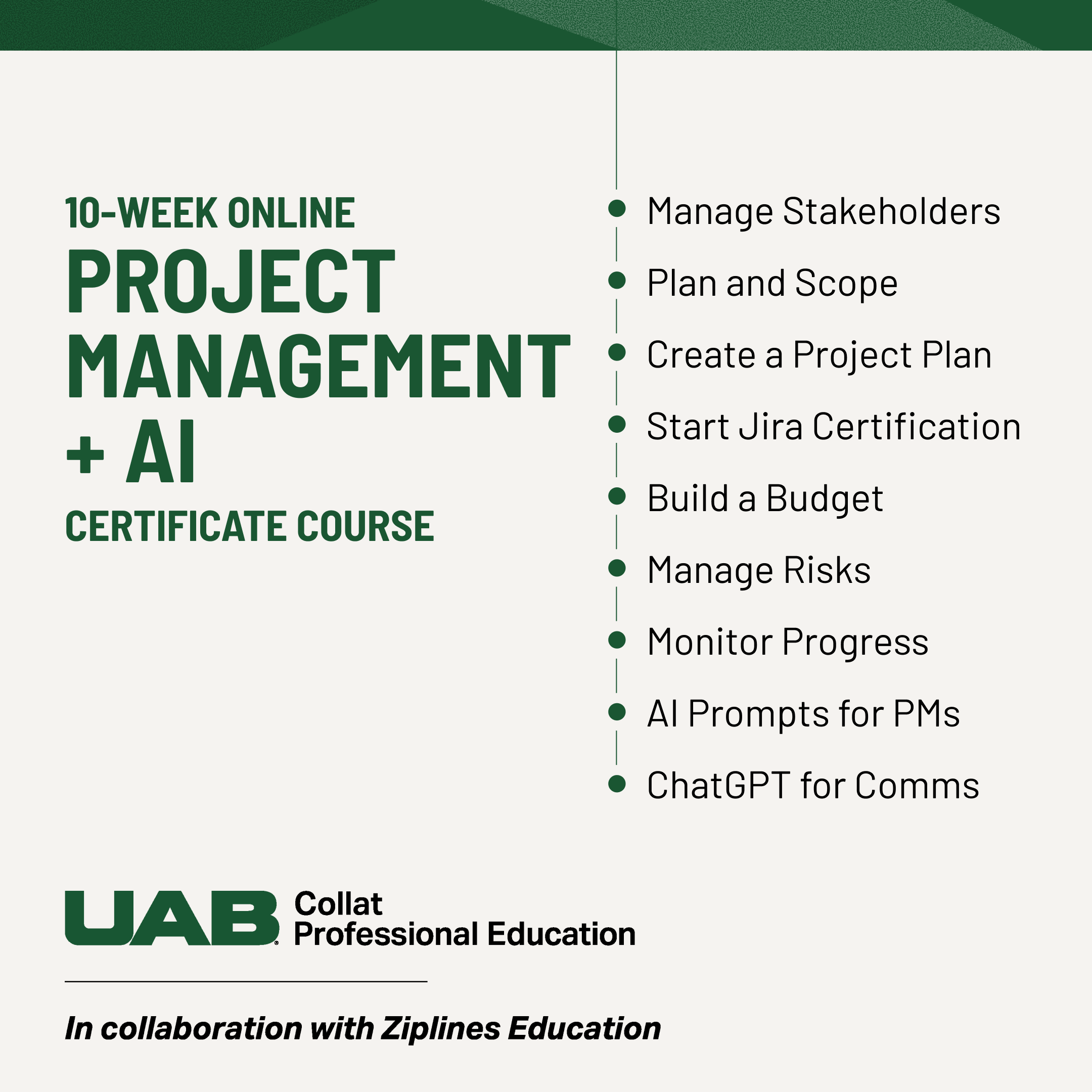 UAB Collat School of Business Facebook ad
