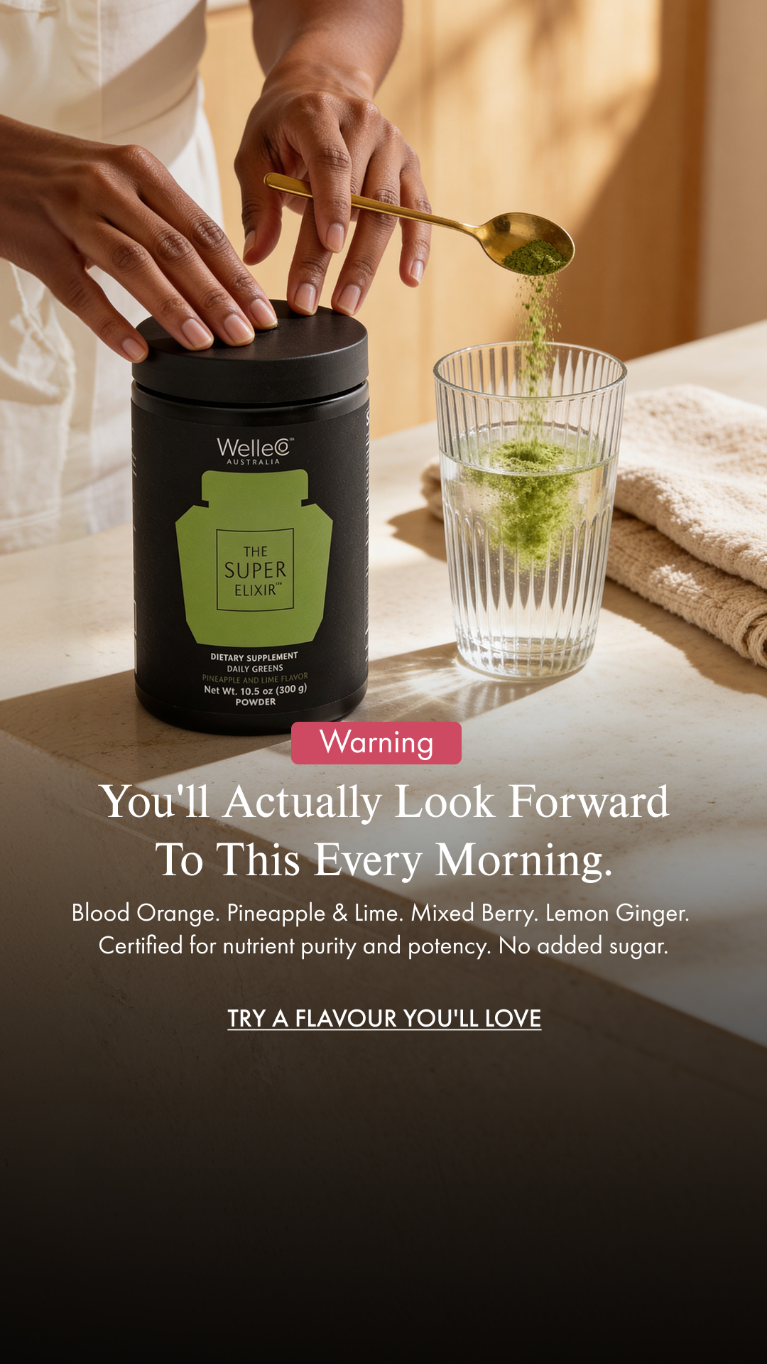 WelleCo Facebook ad
