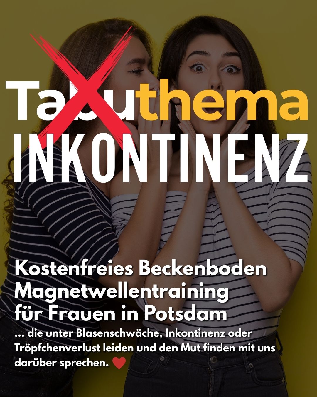 Beckenboden Behandlung Facebook ad