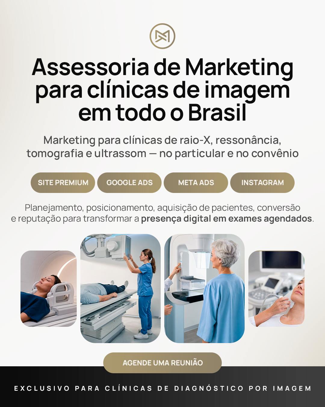 Tribo Marketing Médico Facebook ad: Sua clínica tem estrutura para mais exames.