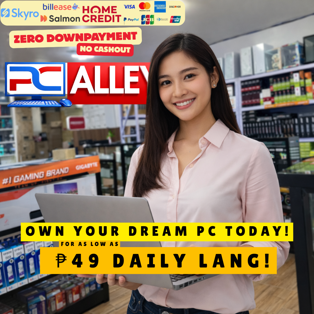 PC Alley Tanza Cavite Facebook ad: Chat in Messenger