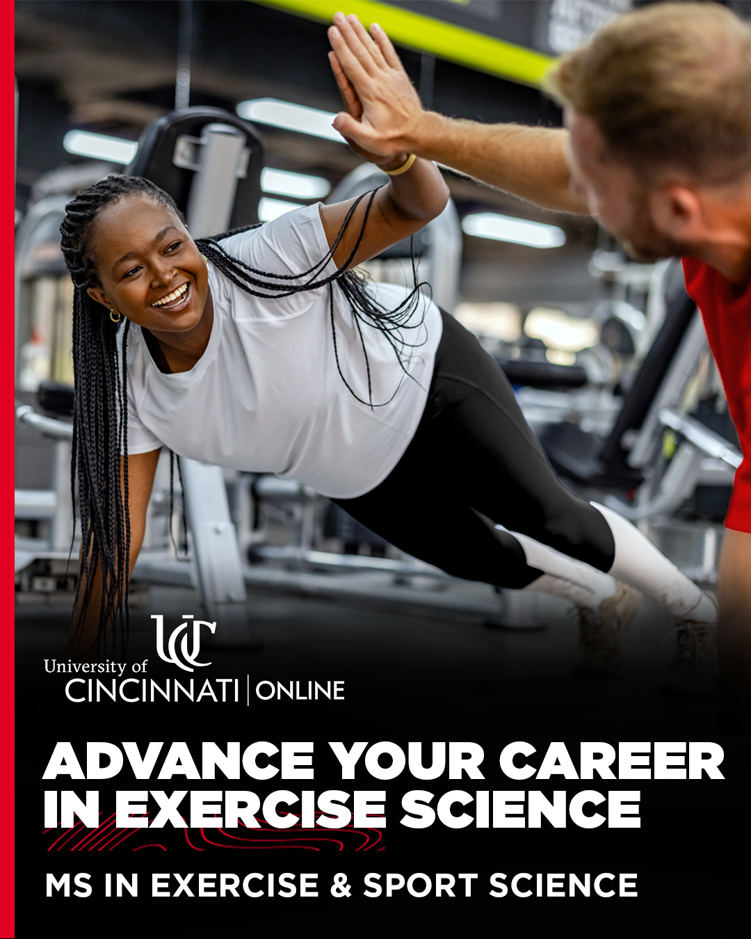 University of Cincinnati Online Facebook ad