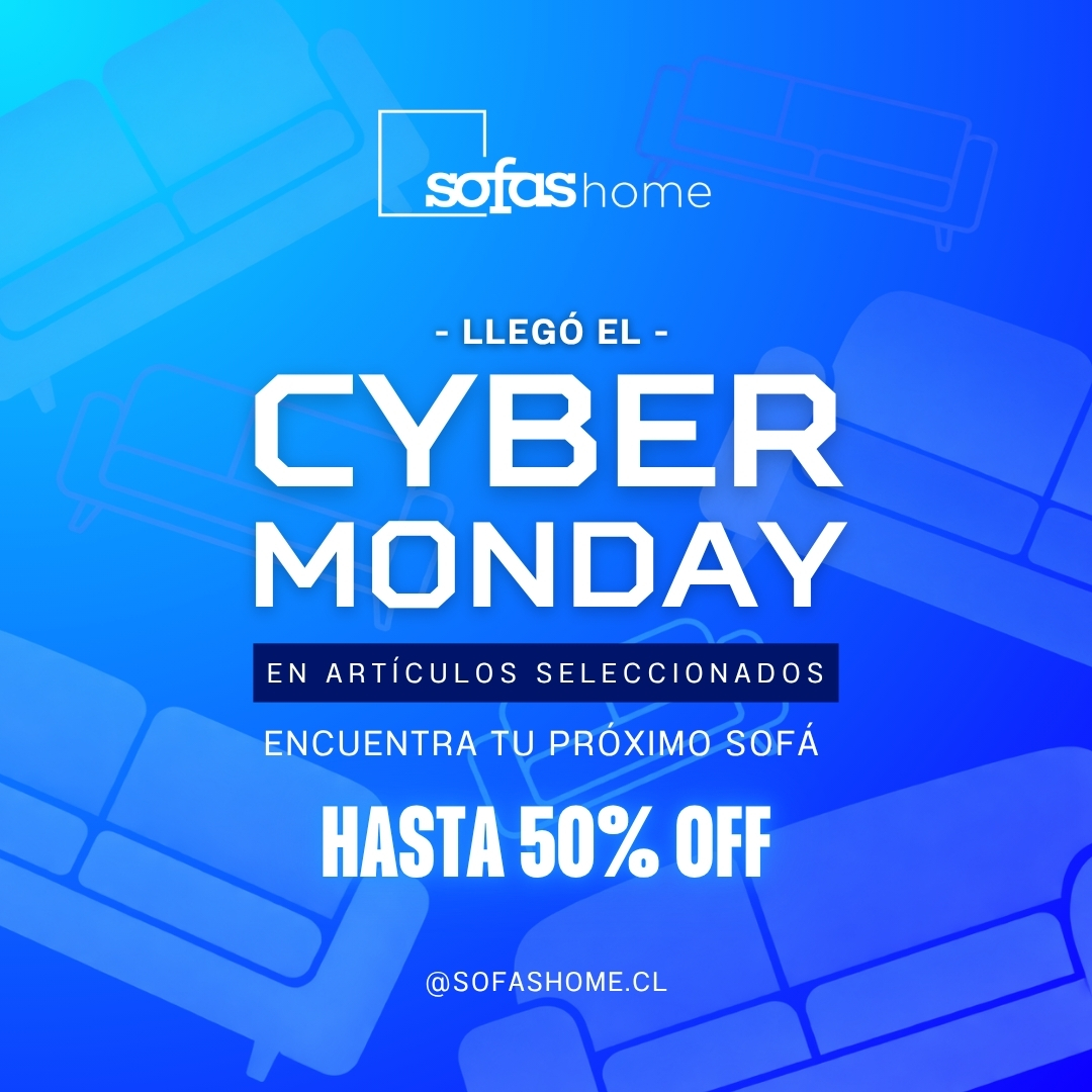 Sofas Home Chile Facebook ad: Tu próximo sofá tiene precio Cyber.