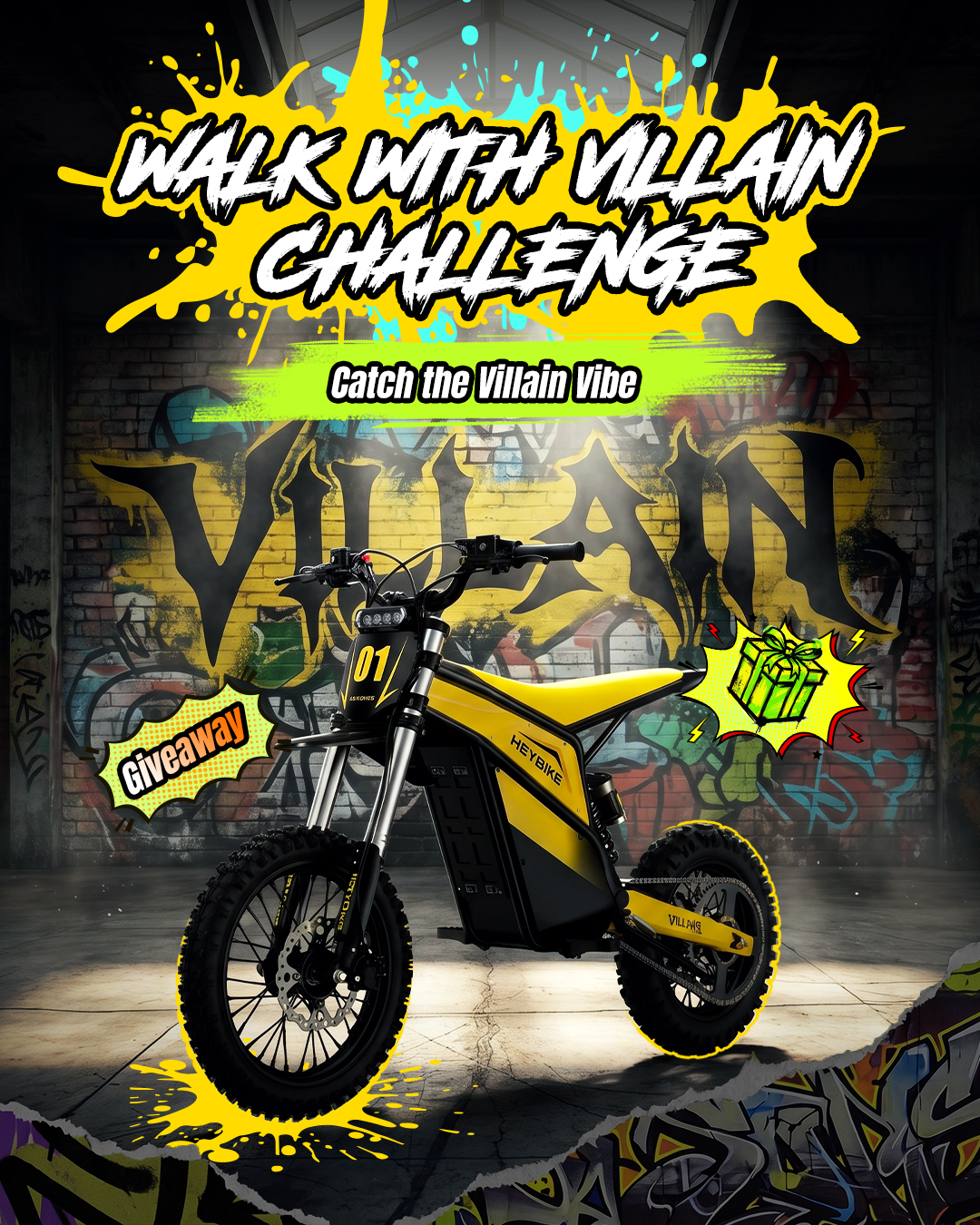 Antonio Sanson Facebook ad: Walk with Villain Challenge is here.