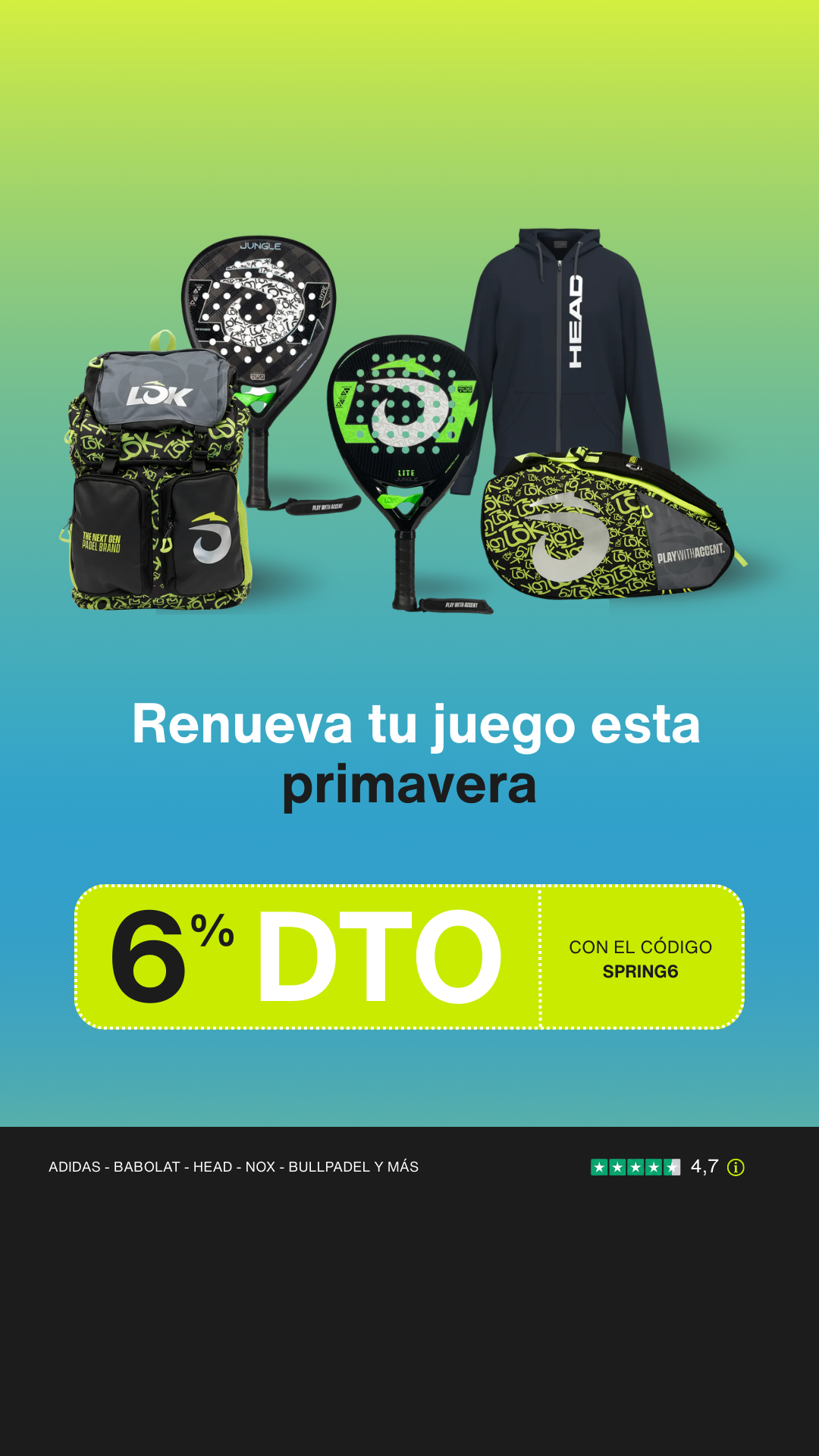 Padel Kiwi Facebook ad from Mar 4, 2026