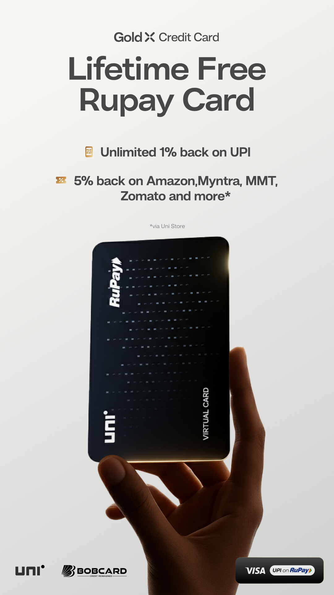 Uni Cards Facebook ad