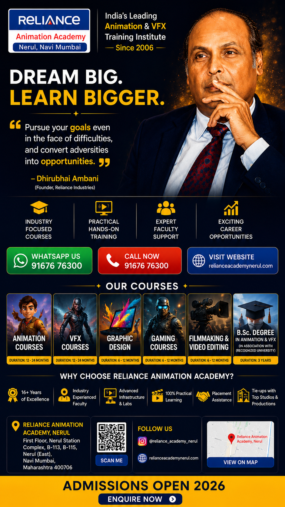 Reliance Animation Academy - Nerul Facebook ad: Build Your Creative Career with Reliance Animation Academy…