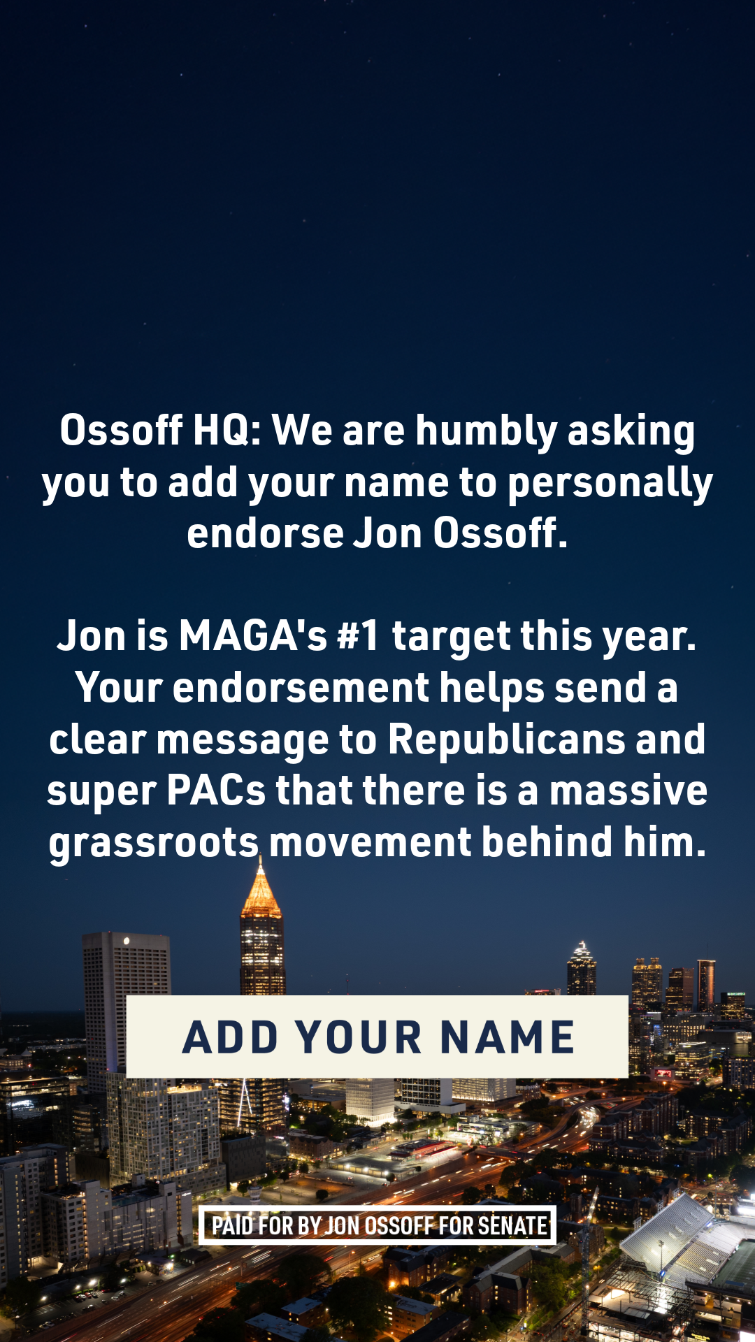 Jon Ossoff Facebook ad: Support Jon Ossoff