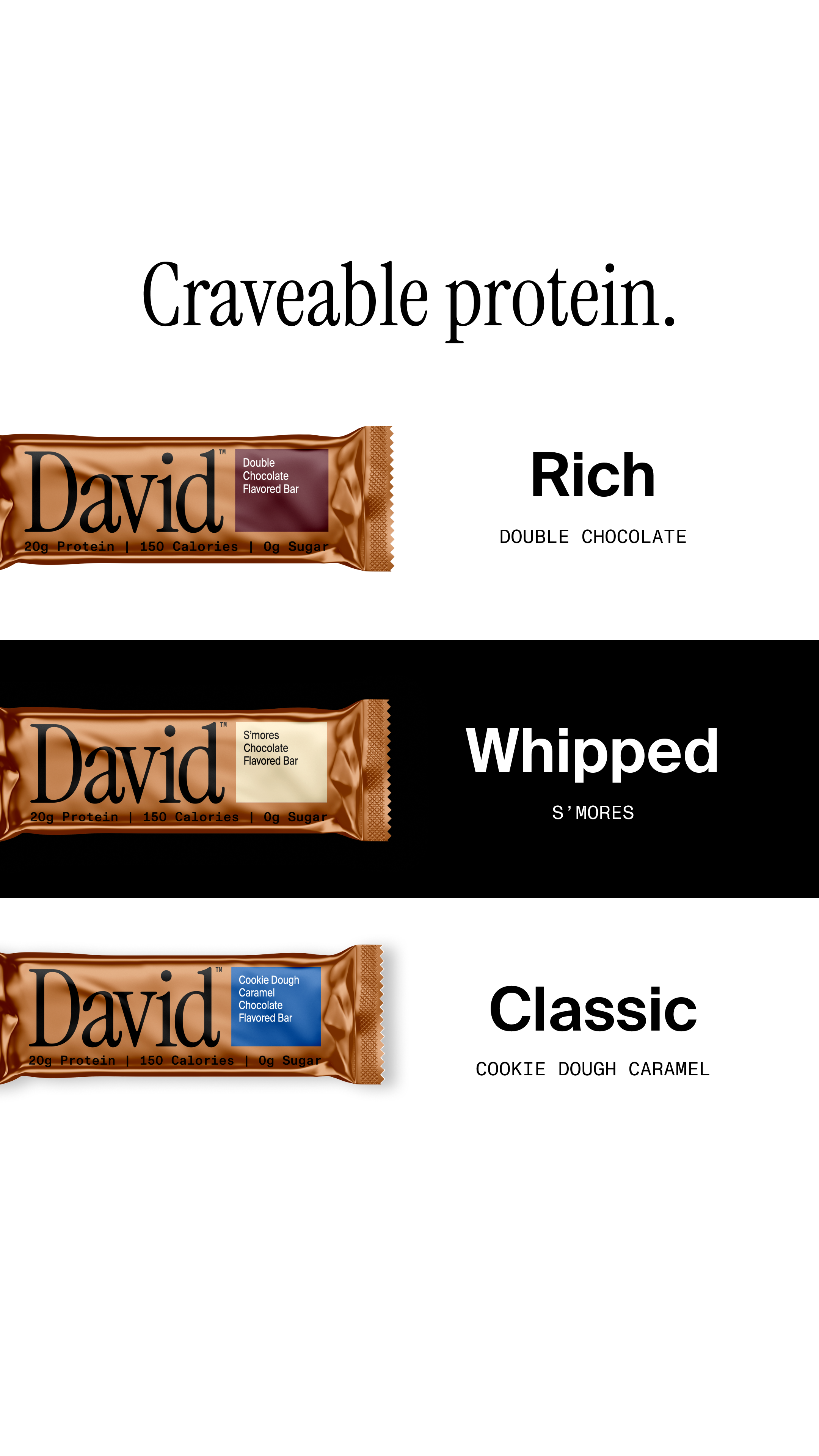 David Protein Facebook ad
