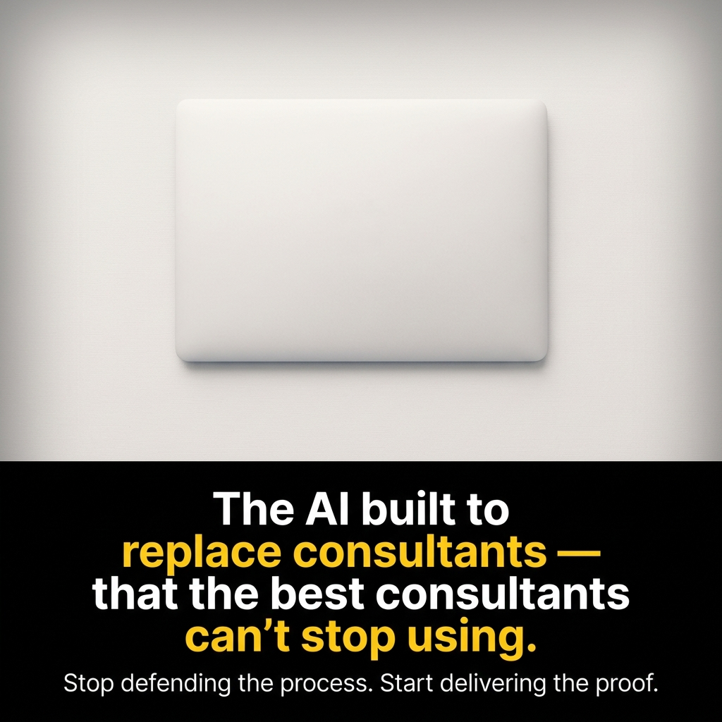 TechPulse Facebook ad: The consultant whose process looks slower than it is
