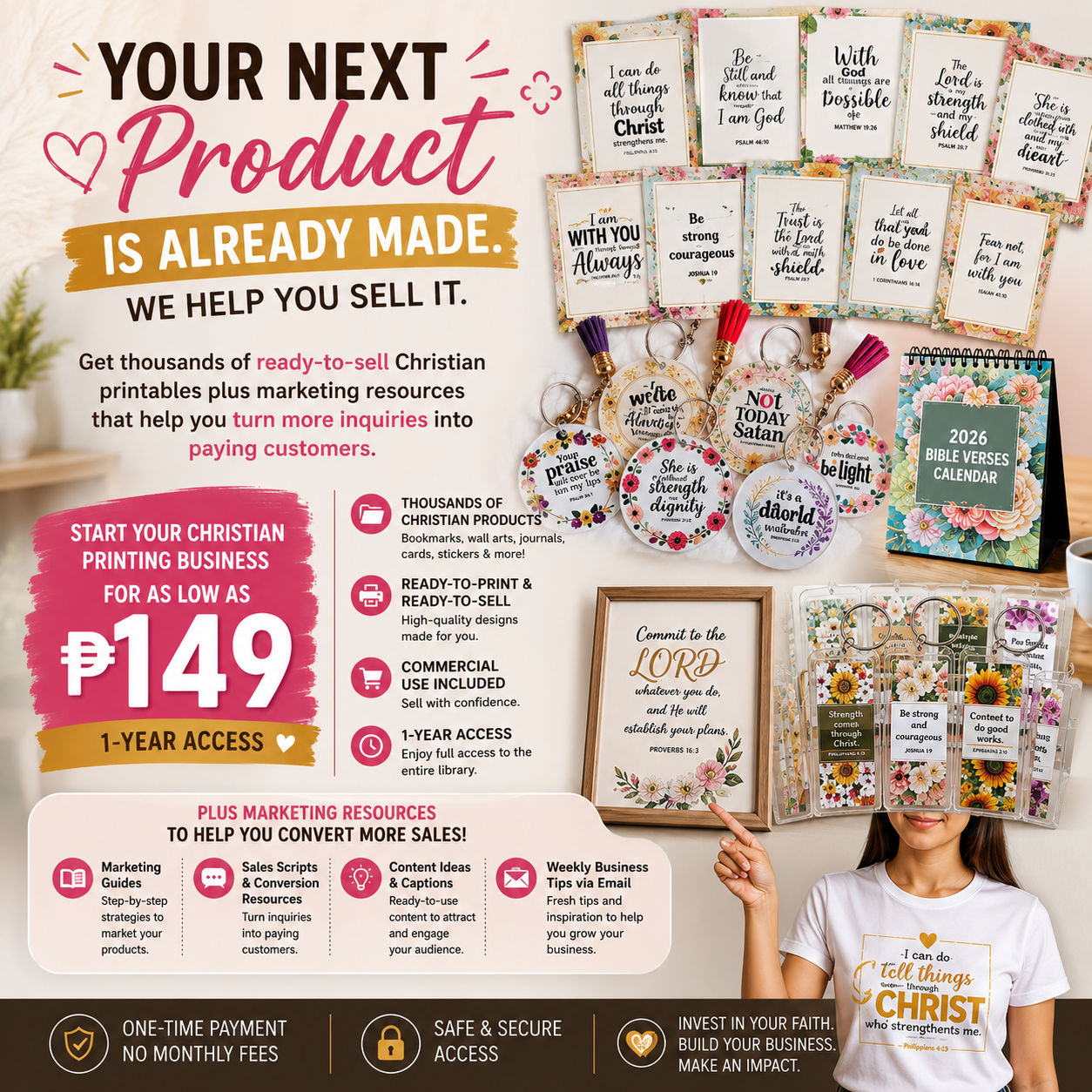 Dawn Mari Craft Store Facebook ad: START FOR AS LOW AS P149 ONLY!