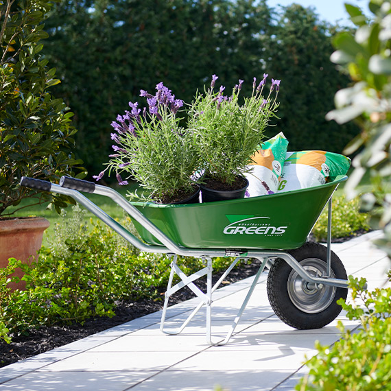 Greens Wheelbarrows Facebook ad: For 50 years, Kiwis have trusted Greens Wheelbarrows…