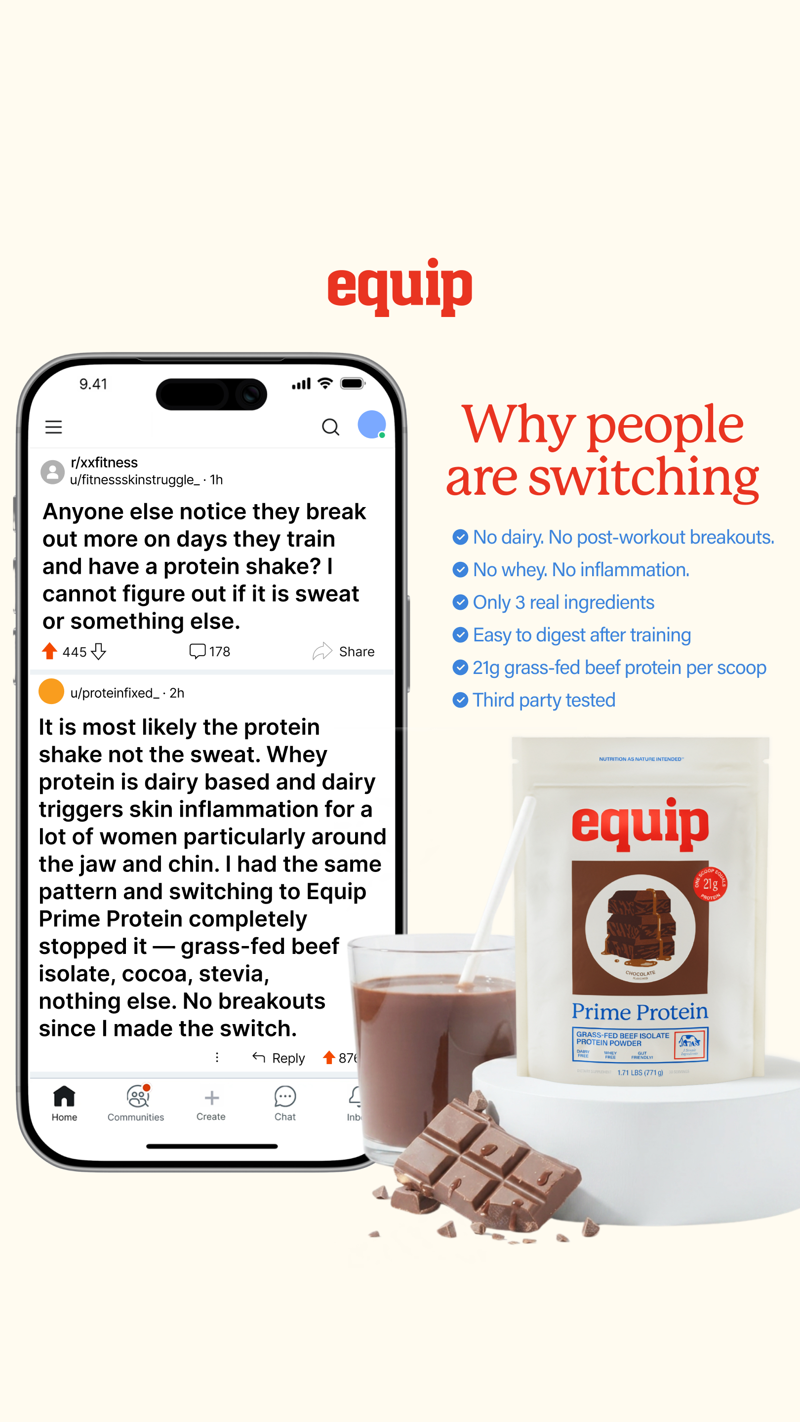 Equip Facebook ad