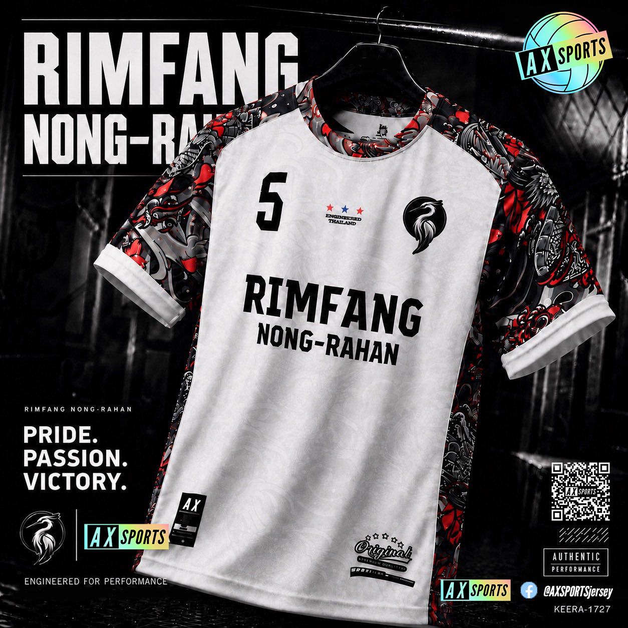 AX Sports Custom Jersey Facebook ad