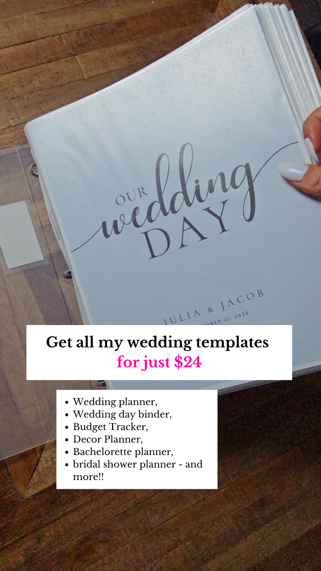 My Digital Darling Facebook ad: The Most Valuable Wedding Bundle Online