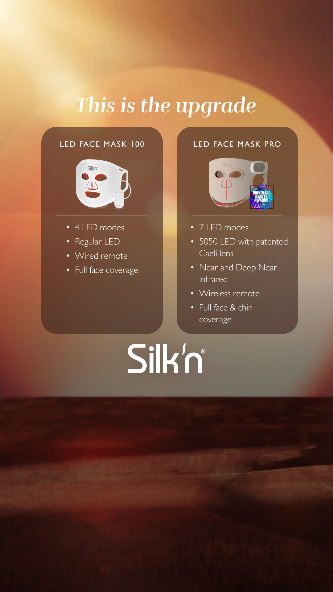 Silk'n Facebook ad