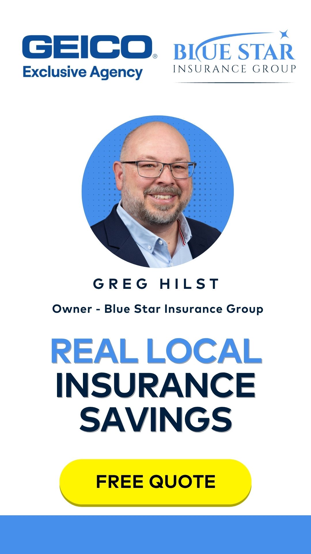 Blue Star Insurance Group Facebook ad