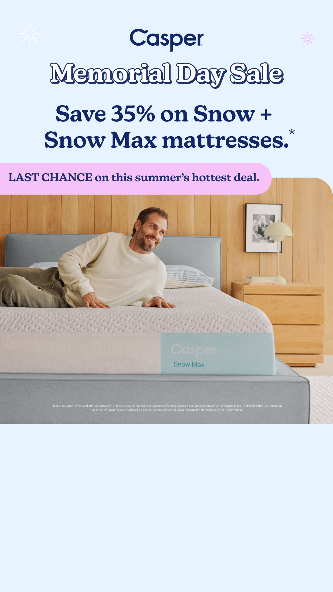 Casper Facebook ad