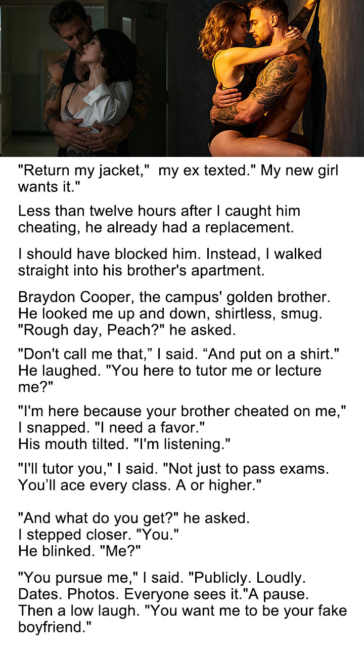 Dreame-Novel Facebook ad: Fake Dating My Ex's Hockey Star Brother Click to Read