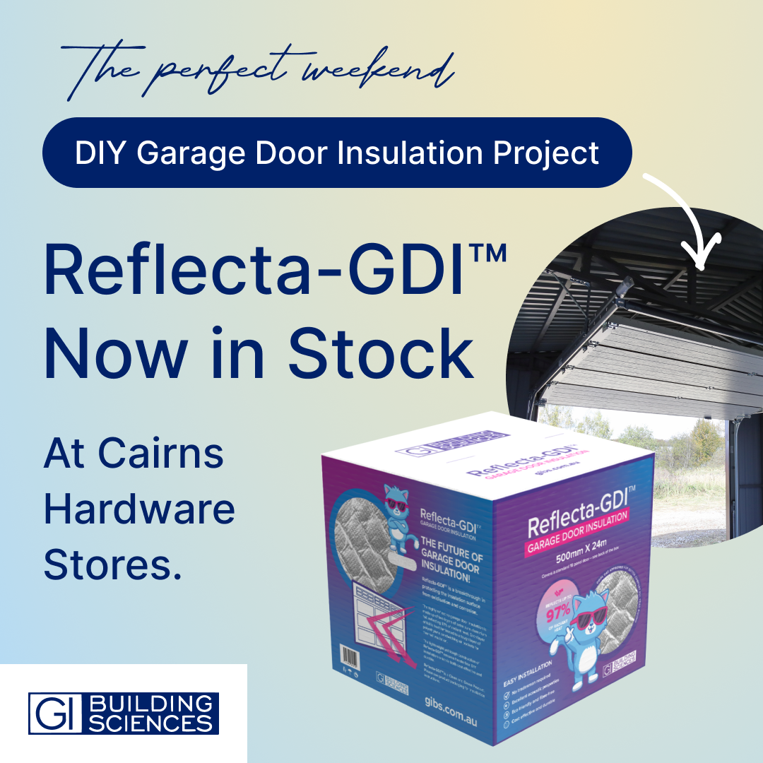 GIBS - GI Building Sciences Facebook ad: Beat the Heat This Summer with Reflecta-GDI Garage…