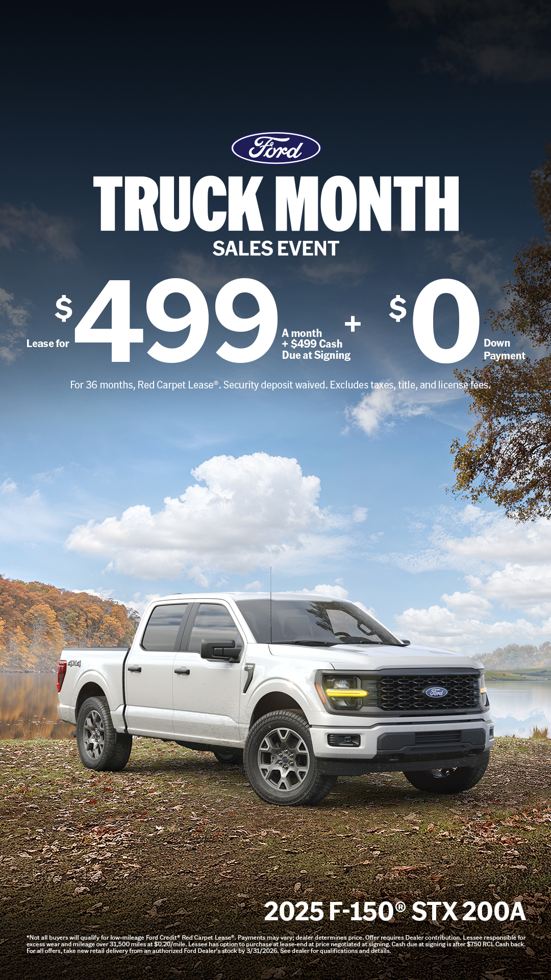 Ford Credit Facebook ad from Mar 3, 2026
