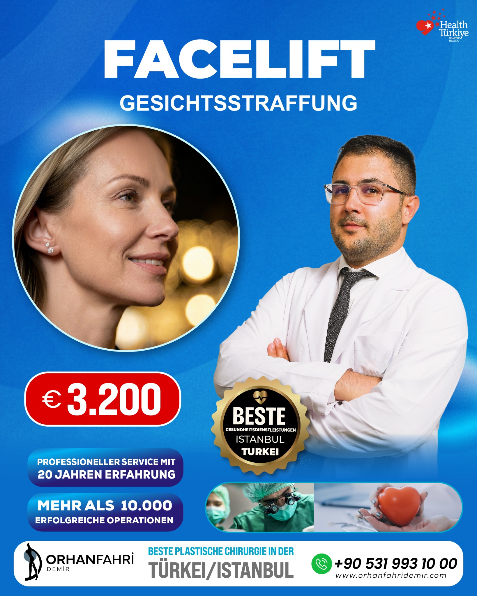 Dr. Orhan Fahri Demir Facebook ad: Beste Gesundheitsdienstleistungen Türkei/Istanbul