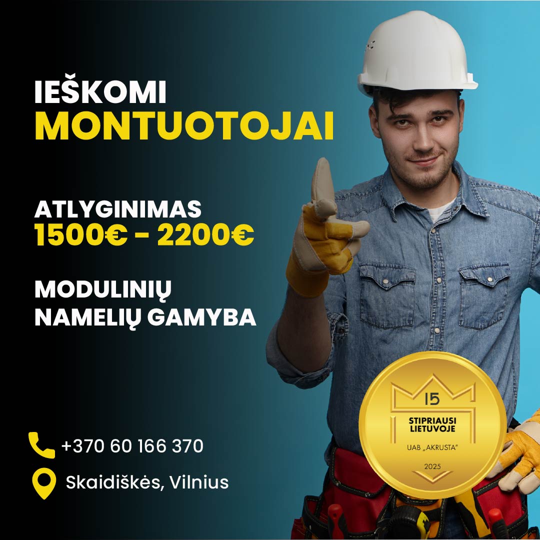 ModuliniaiNameliai Facebook ad: Skambink telefonu: +37060166370