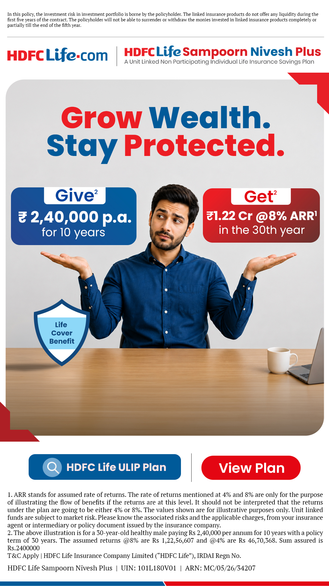 HDFC Life Facebook ad