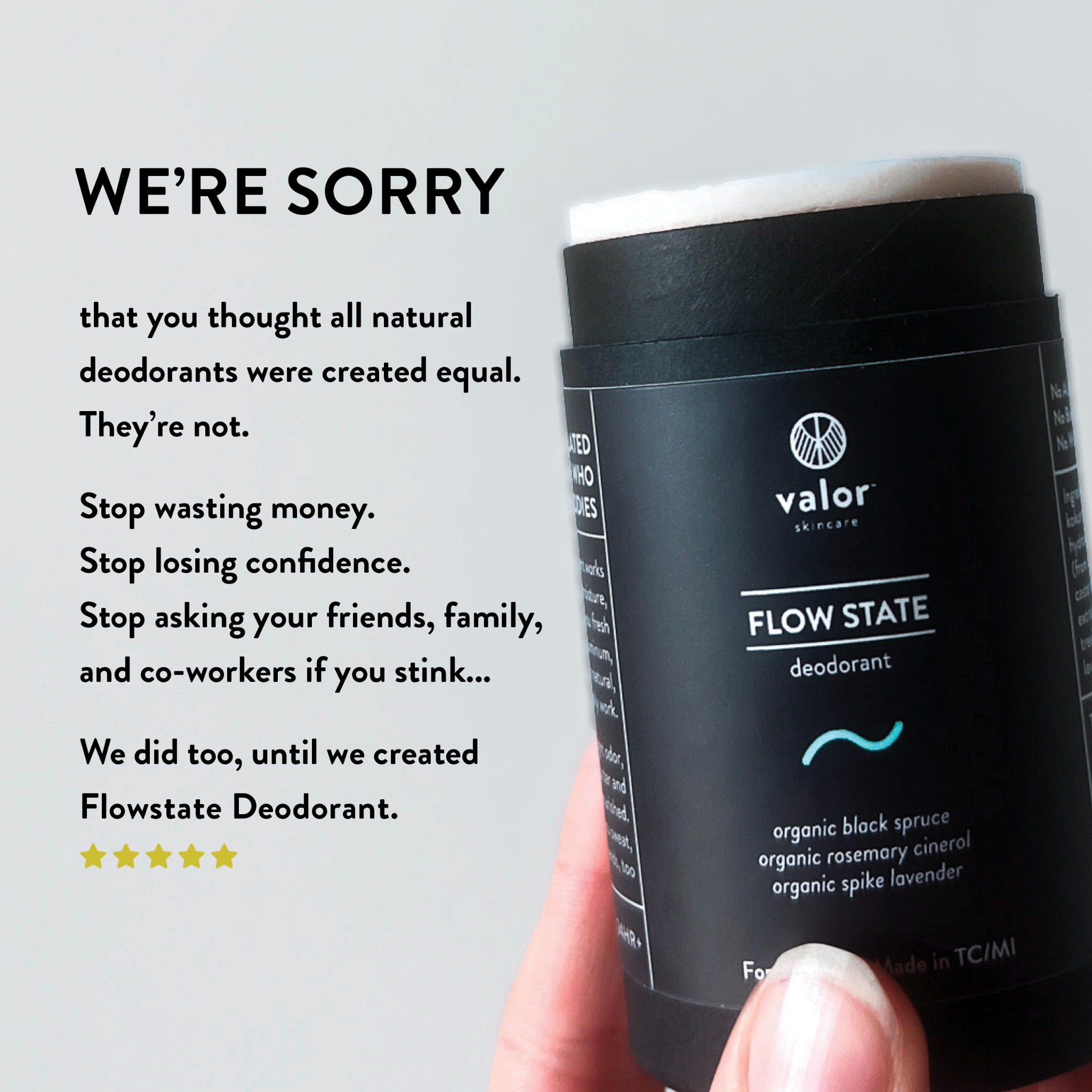 Valor Skincare Facebook ad from Jan 10, 2026