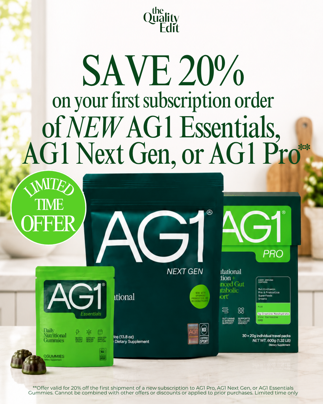 AG1 by Athletic Greens Facebook ad: The Best Habits Start With the Simplest Routine
