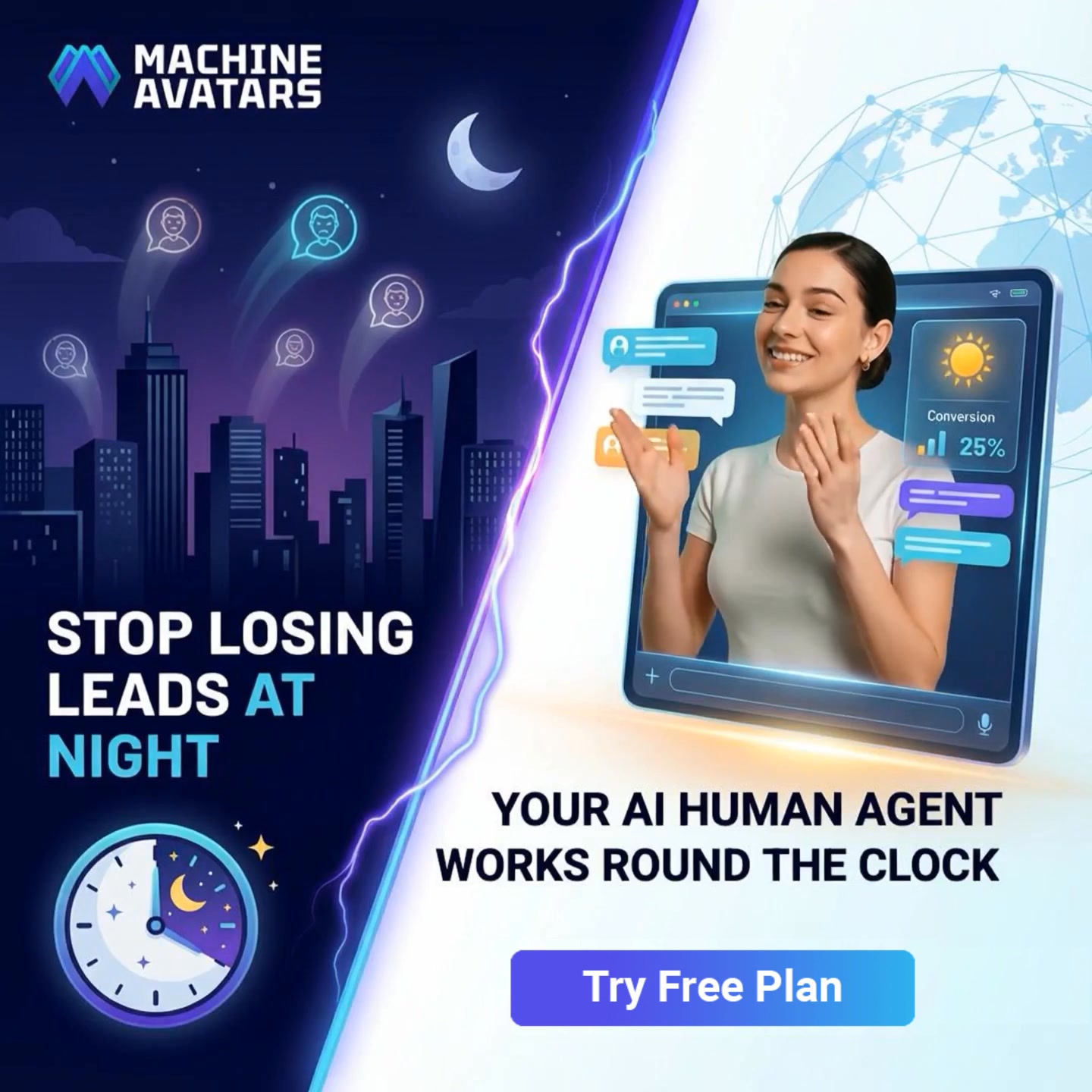 MachineAvatars Facebook ad