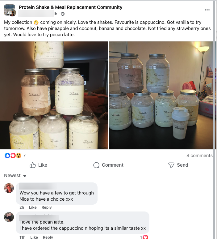 Charlotte Crosby Facebook ad: Losing weight has never tasted better