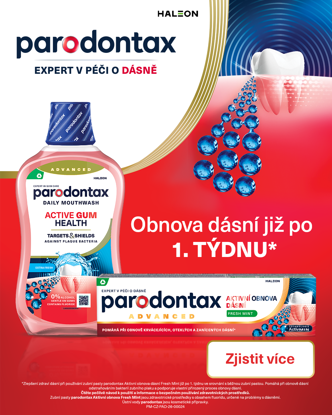 parodontax Facebook ad