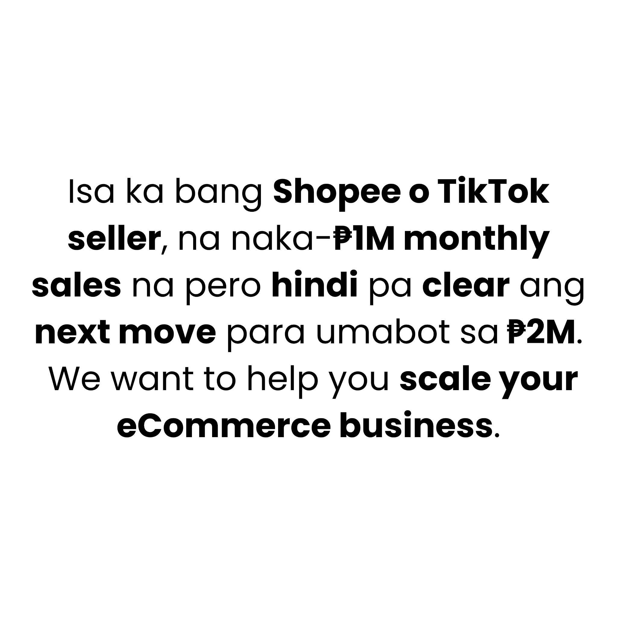 ECOM Accelerator Facebook ad