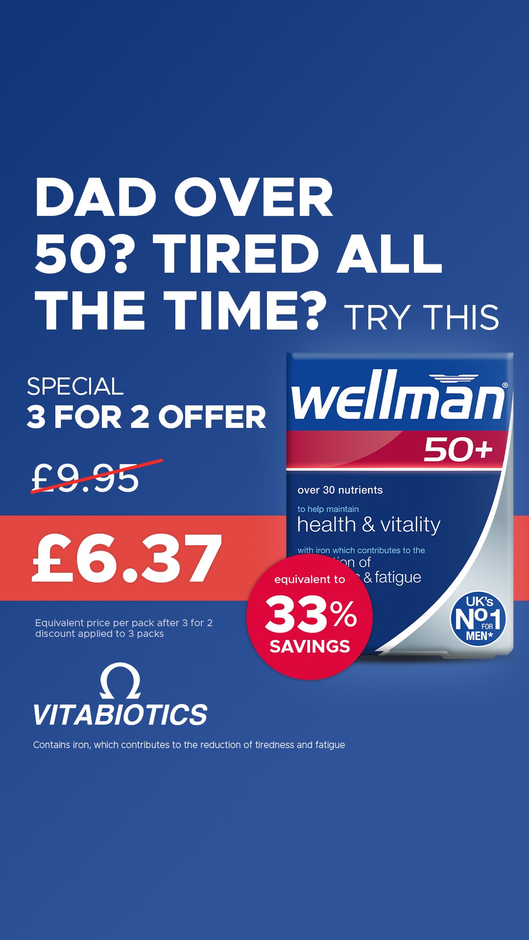 Vitabiotics Facebook ad
