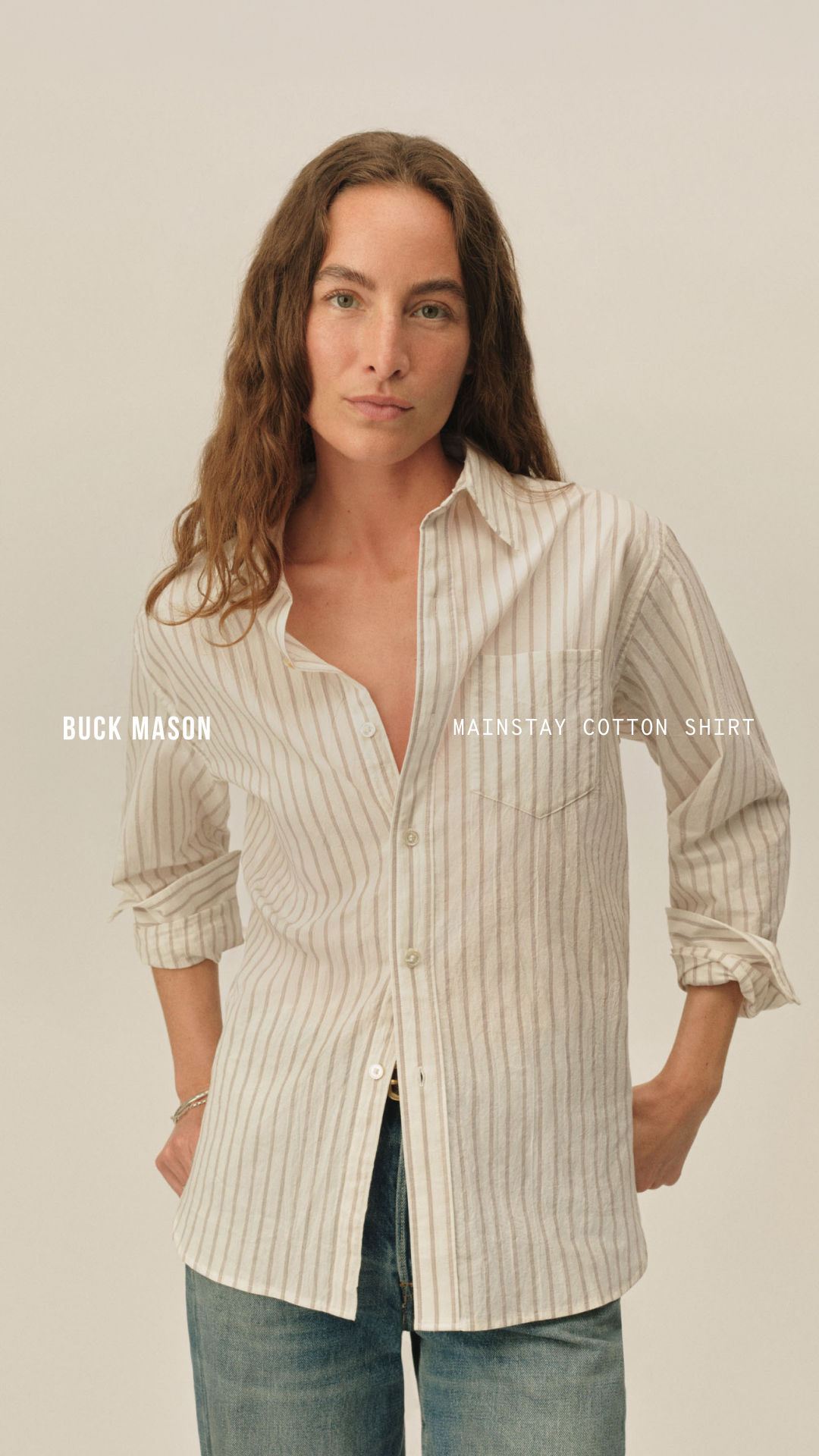Buck Mason Women's Facebook ad