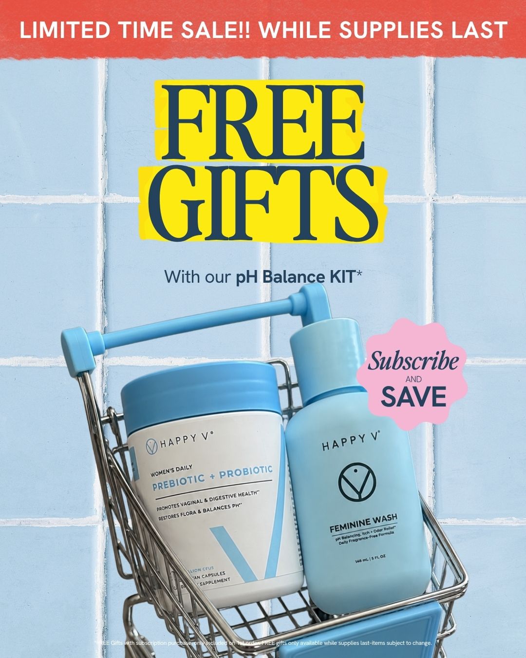 Happy V Facebook ad