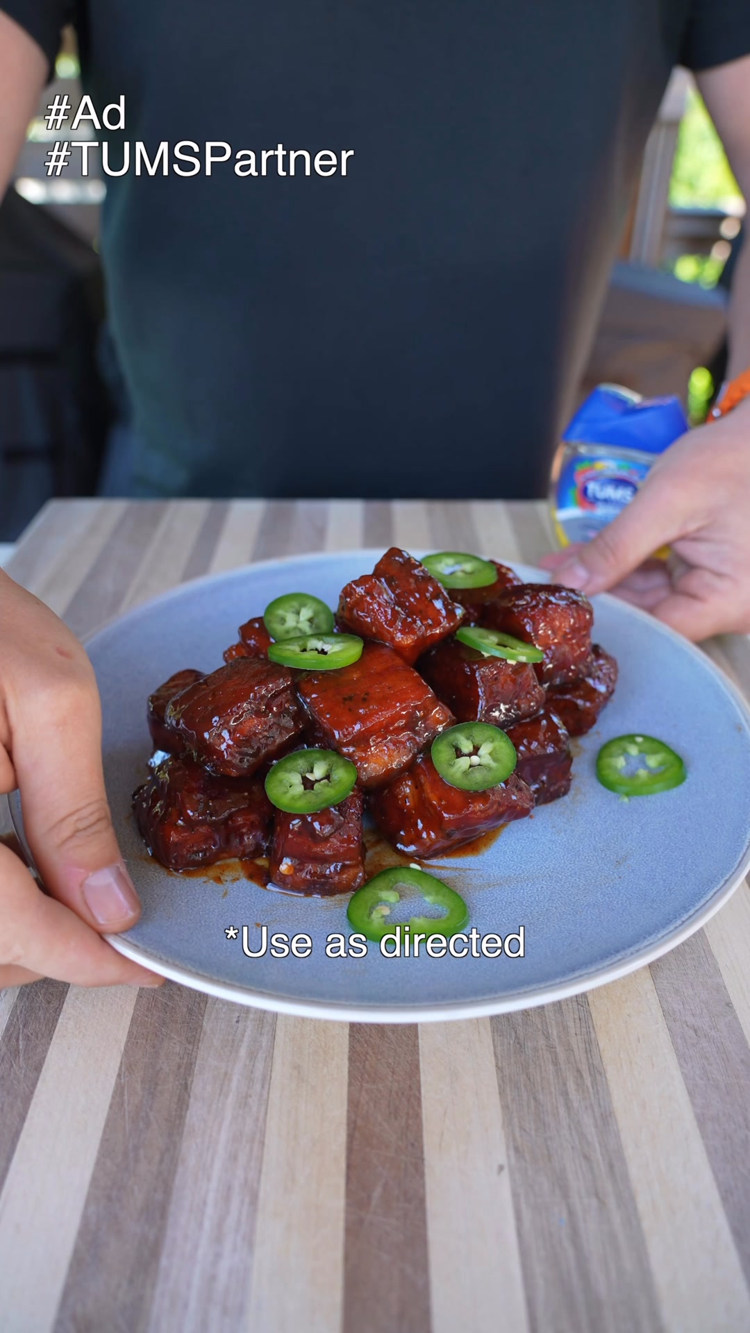 TUMS Facebook ad: More Heat. More Flavor.